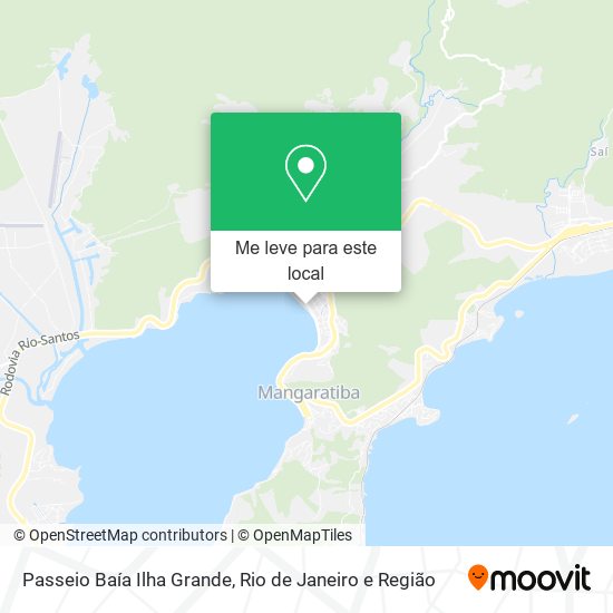 Passeio Baía Ilha Grande mapa