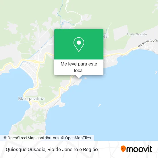 Quiosque Ousadia mapa
