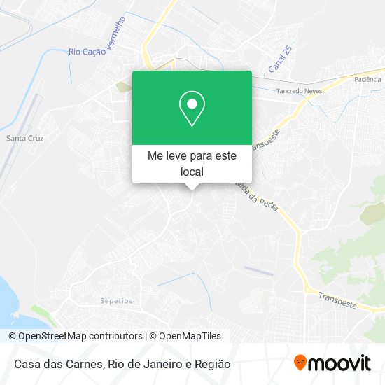 Casa das Carnes mapa