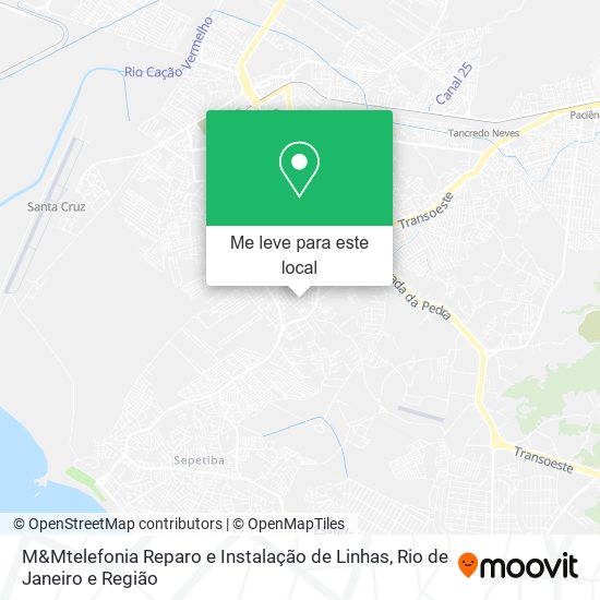 M&Mtelefonia Reparo e Instalação de Linhas mapa