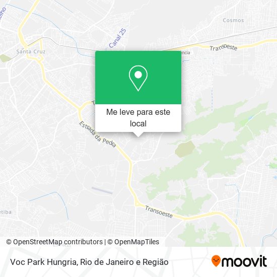 Voc Park Hungria mapa