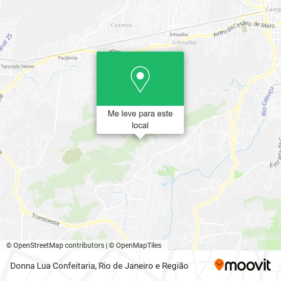 Donna Lua Confeitaria mapa