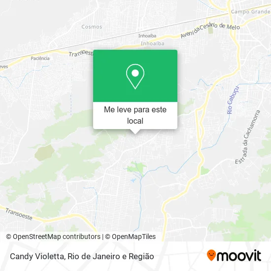 Candy Violetta mapa
