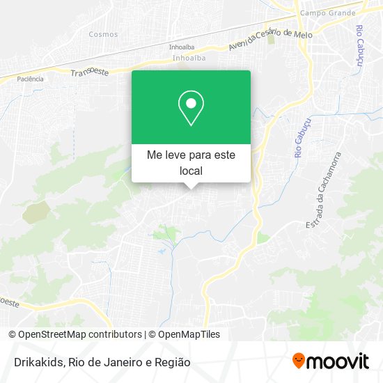 Drikakids mapa