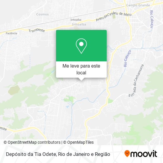 Depósito da Tia Odete mapa