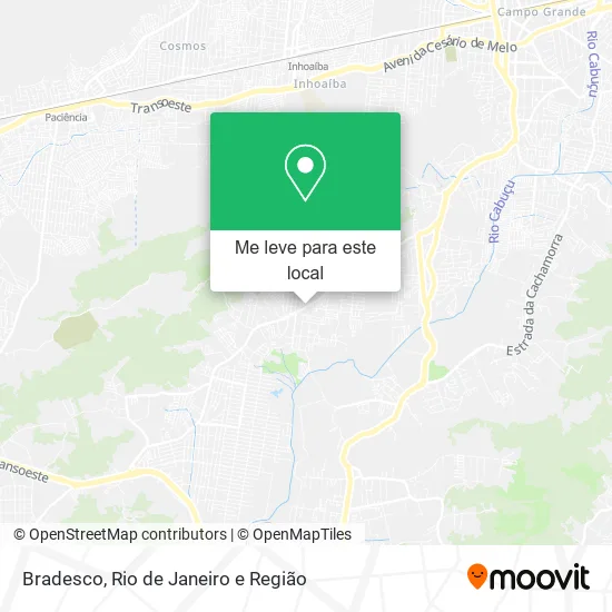 Bradesco mapa