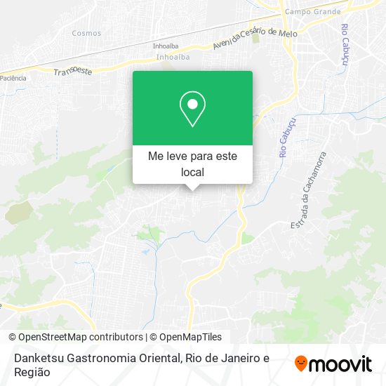 Danketsu Gastronomia Oriental mapa