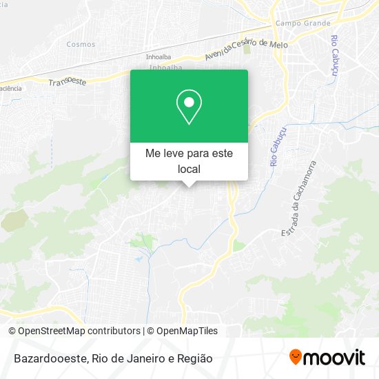 Bazardooeste mapa