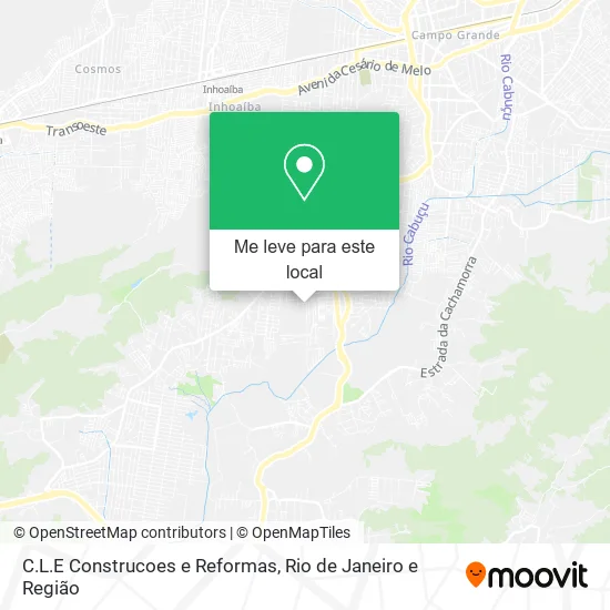 C.L.E Construcoes e Reformas mapa