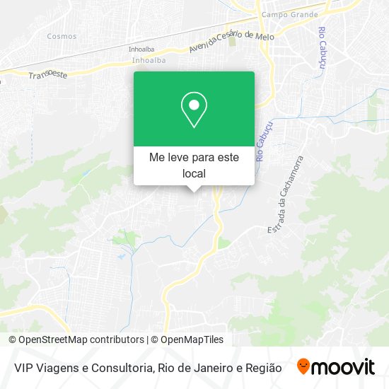 VIP Viagens e Consultoria mapa