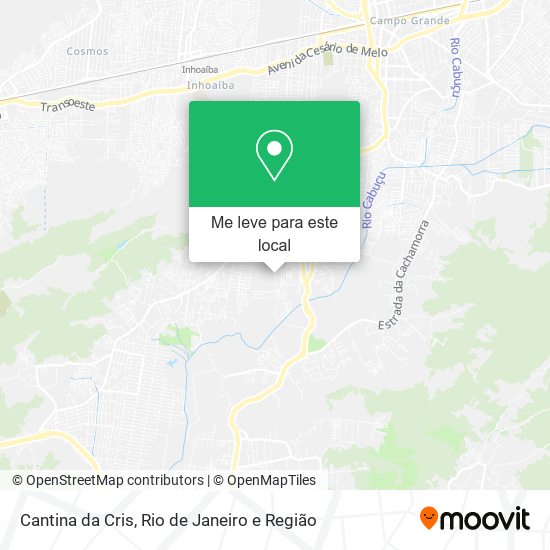 Cantina da Cris mapa
