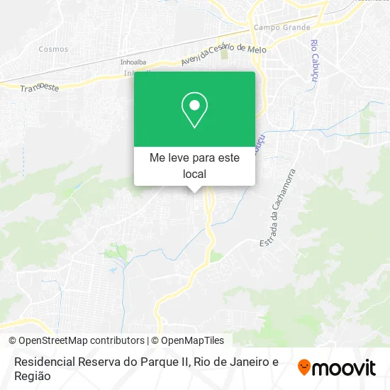 Residencial Reserva do Parque II mapa