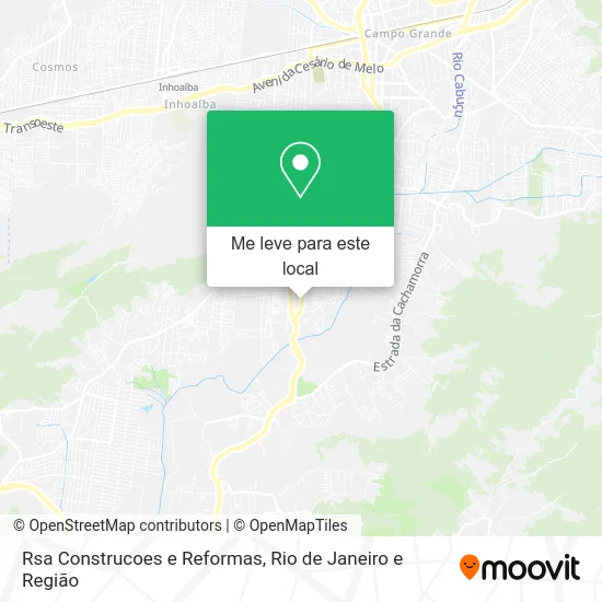 Rsa Construcoes e Reformas mapa