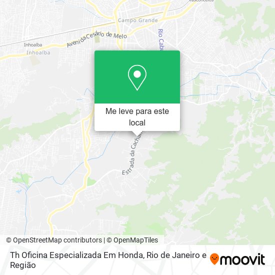 Th Oficina Especializada Em Honda mapa