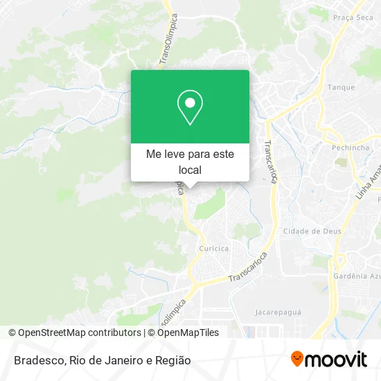 Bradesco mapa
