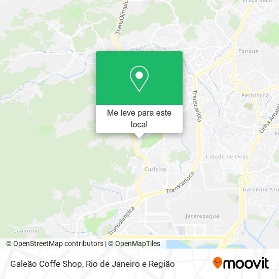 Galeão Coffe Shop mapa