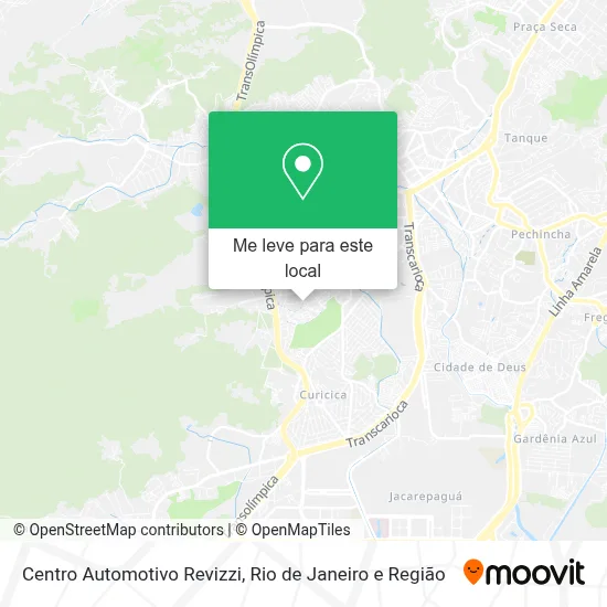 Centro Automotivo Revizzi mapa