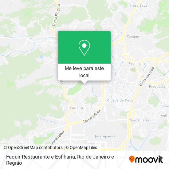 Faquir Restaurante e Esfiharia mapa