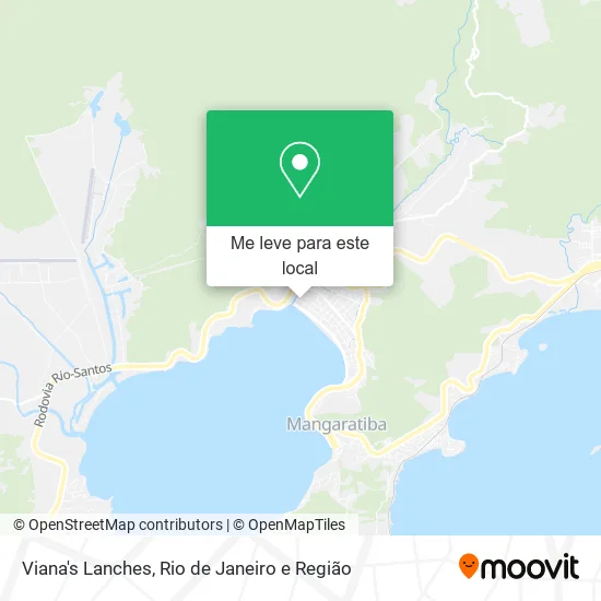 Viana's Lanches mapa