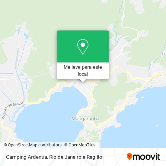 Camping Ardentia mapa