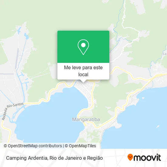 Camping Ardentia mapa