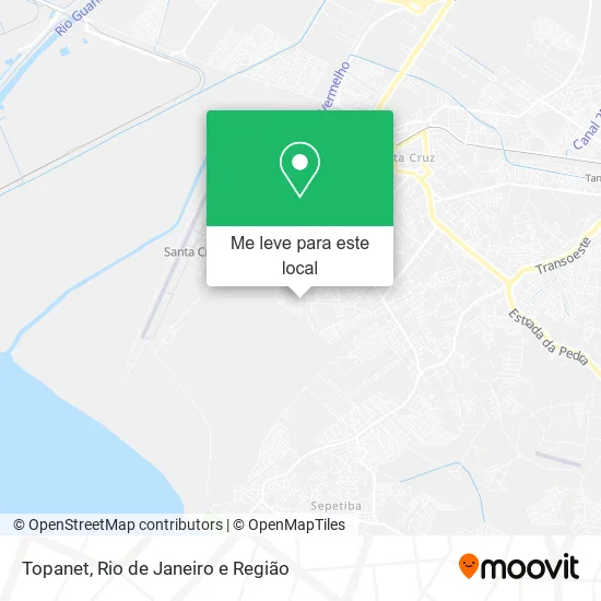 Topanet mapa