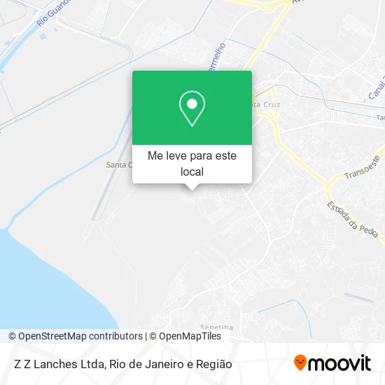 Z Z Lanches Ltda mapa