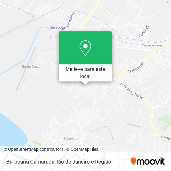 Barbearia Camarada mapa