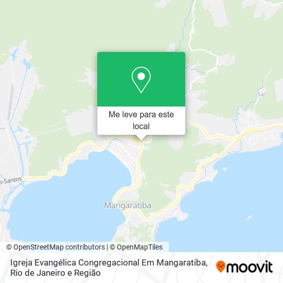Igreja Evangélica Congregacional Em Mangaratiba mapa