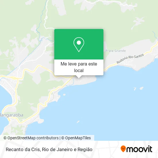 Recanto da Cris mapa