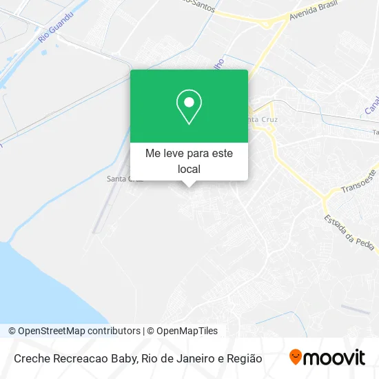 Creche Recreacao Baby mapa