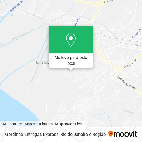 Gordinho Entregas Express mapa