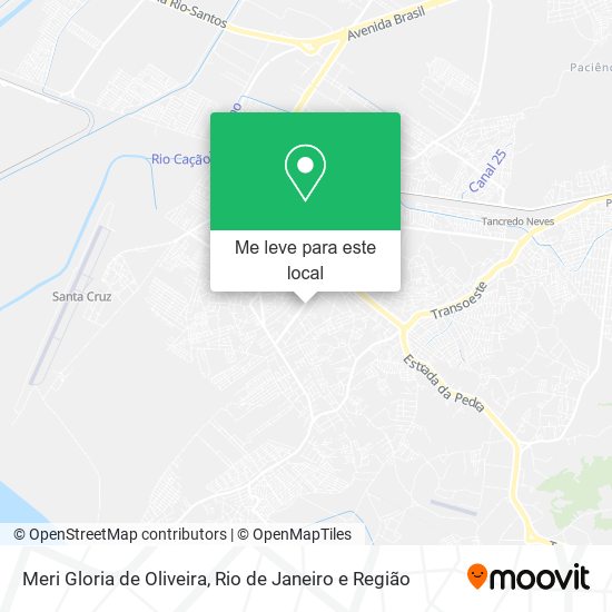 Meri Gloria de Oliveira mapa