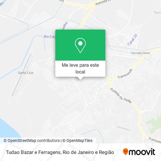 Tudao Bazar e Ferragens mapa