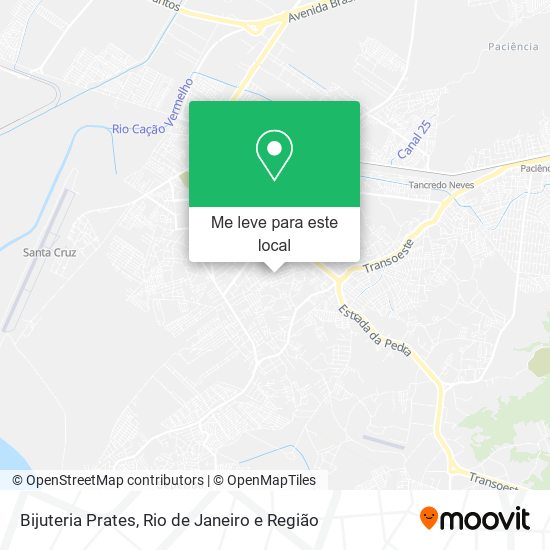 Bijuteria Prates mapa