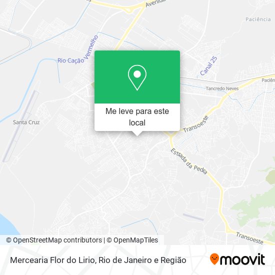 Mercearia Flor do Lirio mapa