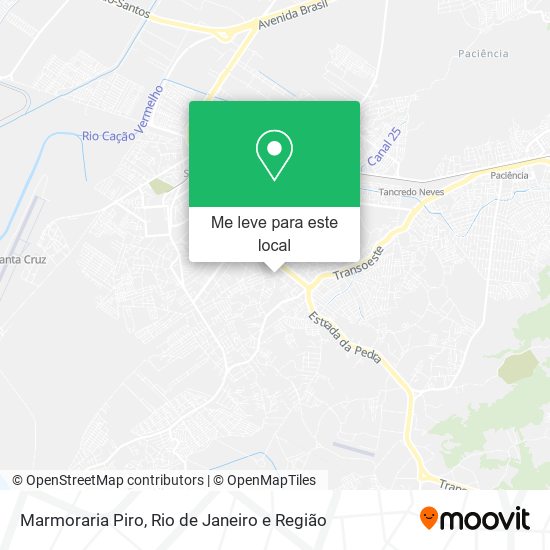 Marmoraria Piro mapa