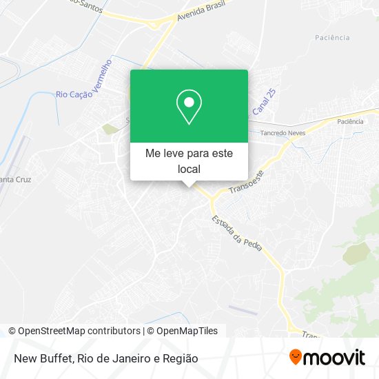 New Buffet mapa