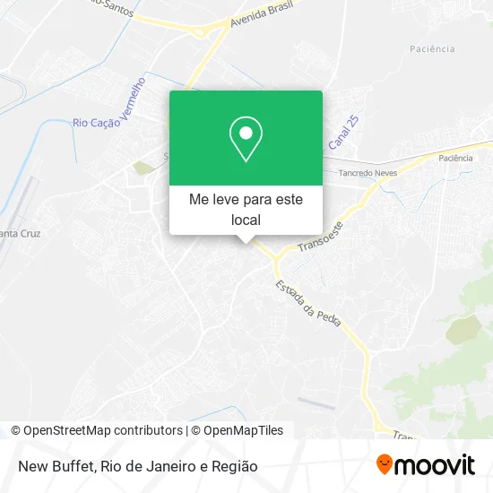 New Buffet mapa