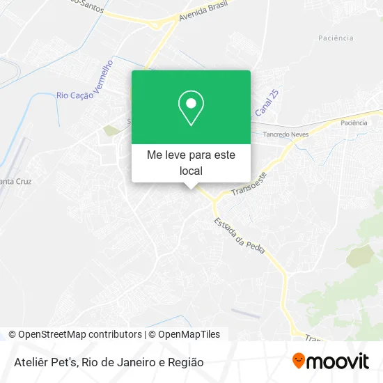 Ateliêr Pet's mapa