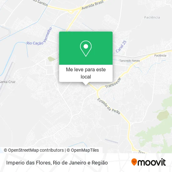 Imperio das Flores mapa