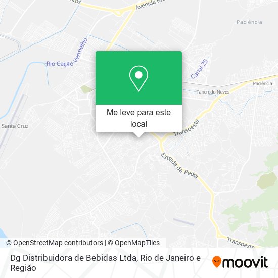 Dg Distribuidora de Bebidas Ltda mapa