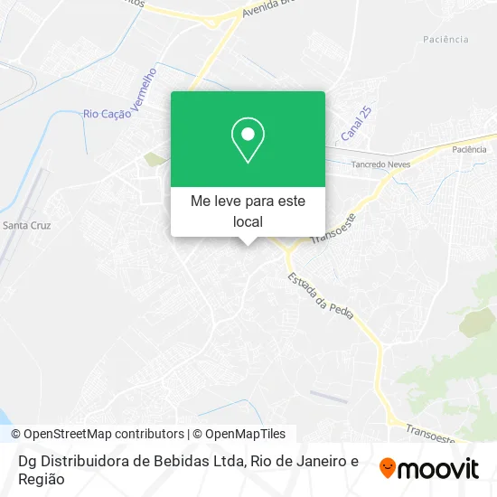 Dg Distribuidora de Bebidas Ltda mapa