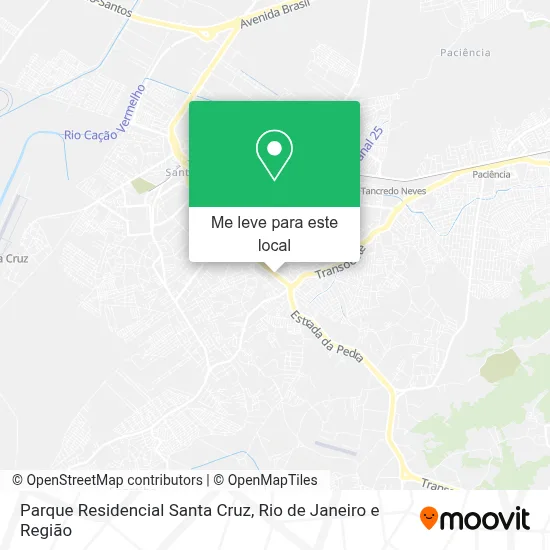 Parque Residencial Santa Cruz mapa