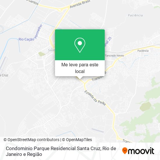 Condomínio Parque Residencial Santa Cruz mapa