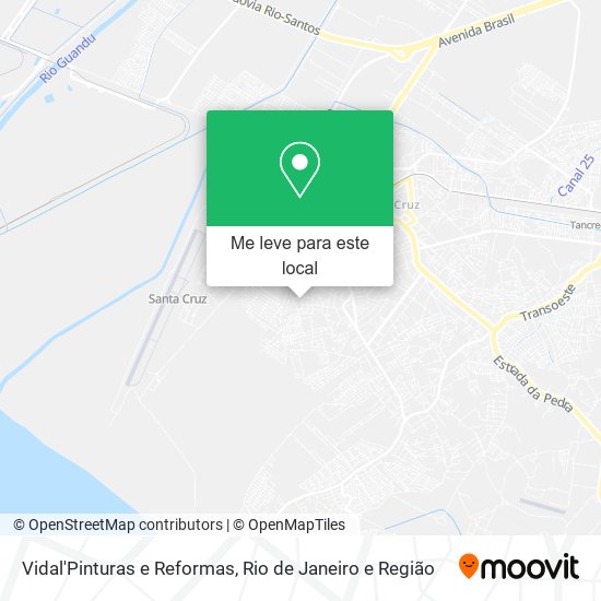 Vidal'Pinturas e Reformas mapa