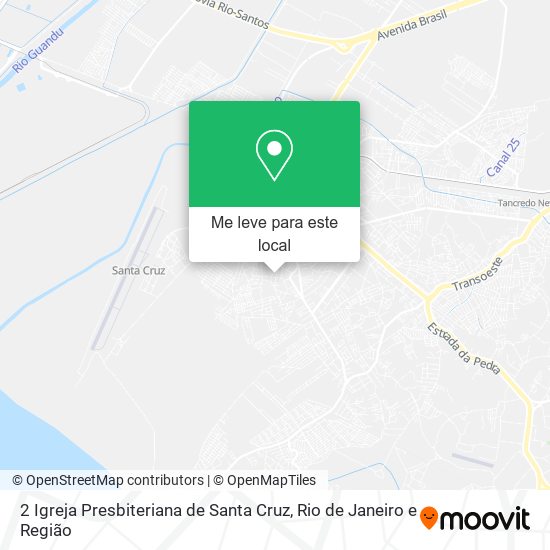 2 Igreja Presbiteriana de Santa Cruz mapa