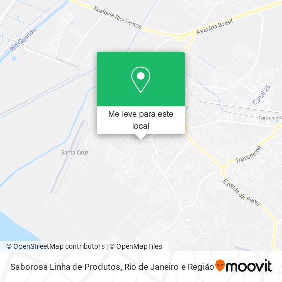 Saborosa Linha de Produtos mapa