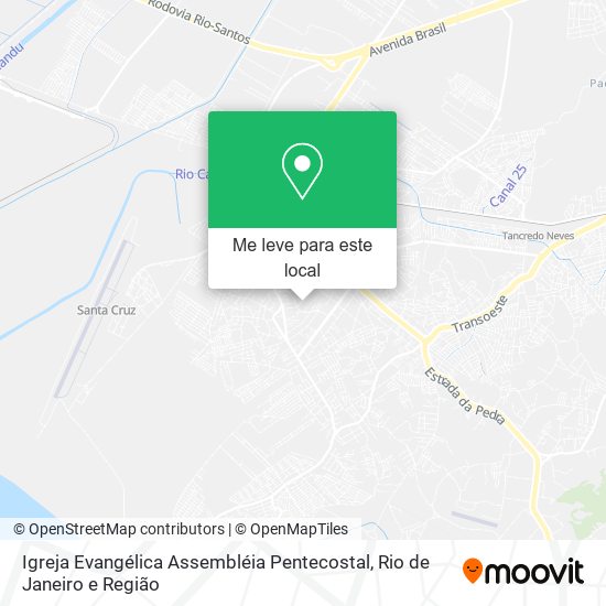 Igreja Evangélica Assembléia Pentecostal mapa