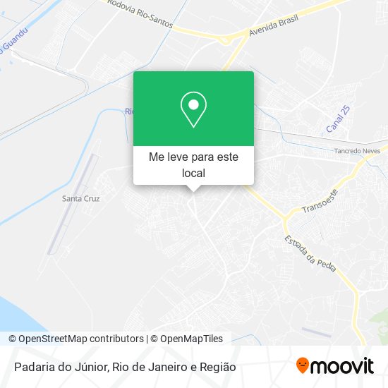 Padaria do Júnior mapa